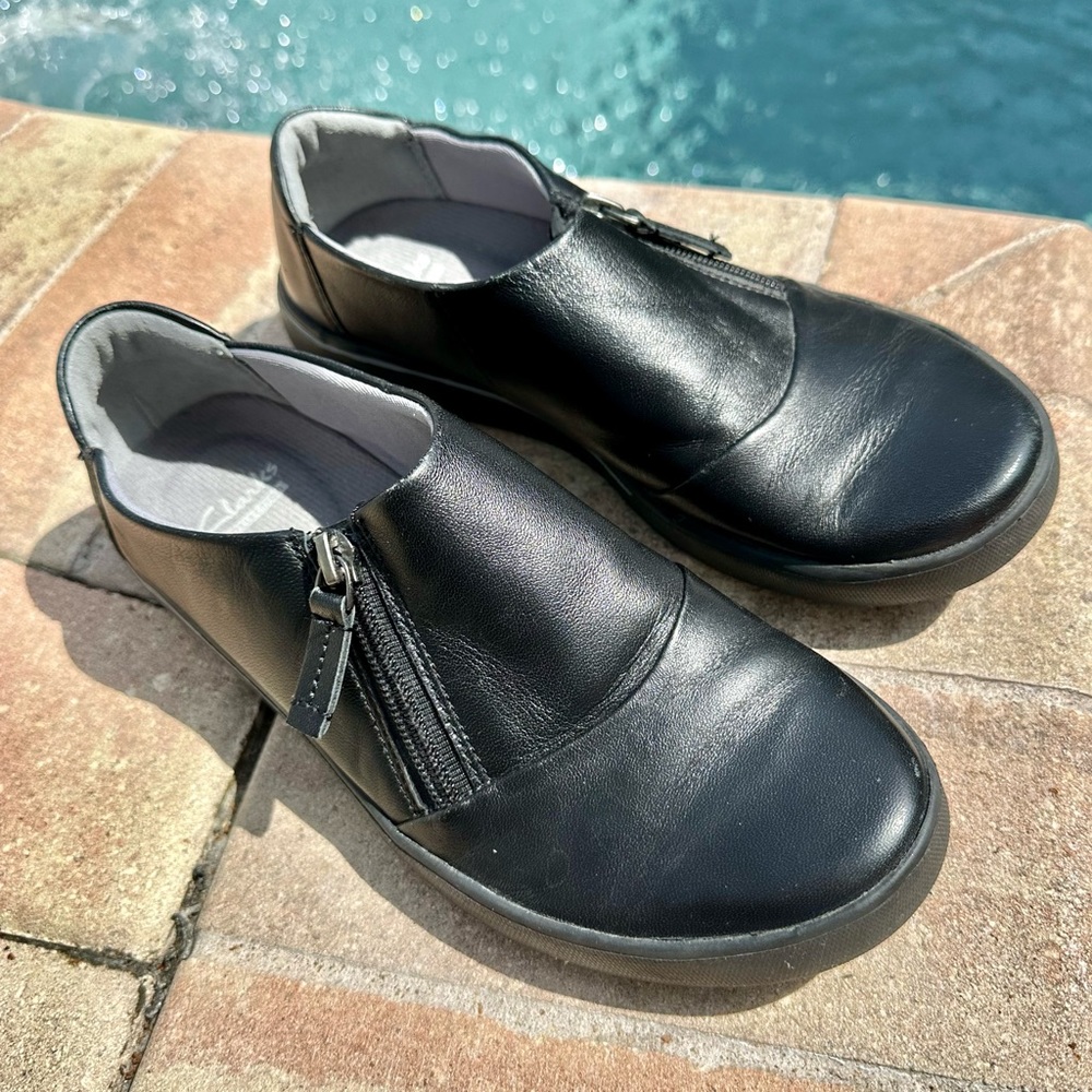 Clarks Collection Black Clogs Shoes Womens 6.5 NEW WITHOUT TAGS